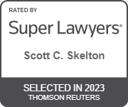 Badge_of_Rated_By_Super_Lawyers_Scott_c_Skelton_Selected_In_2023_Thomson_Reuters